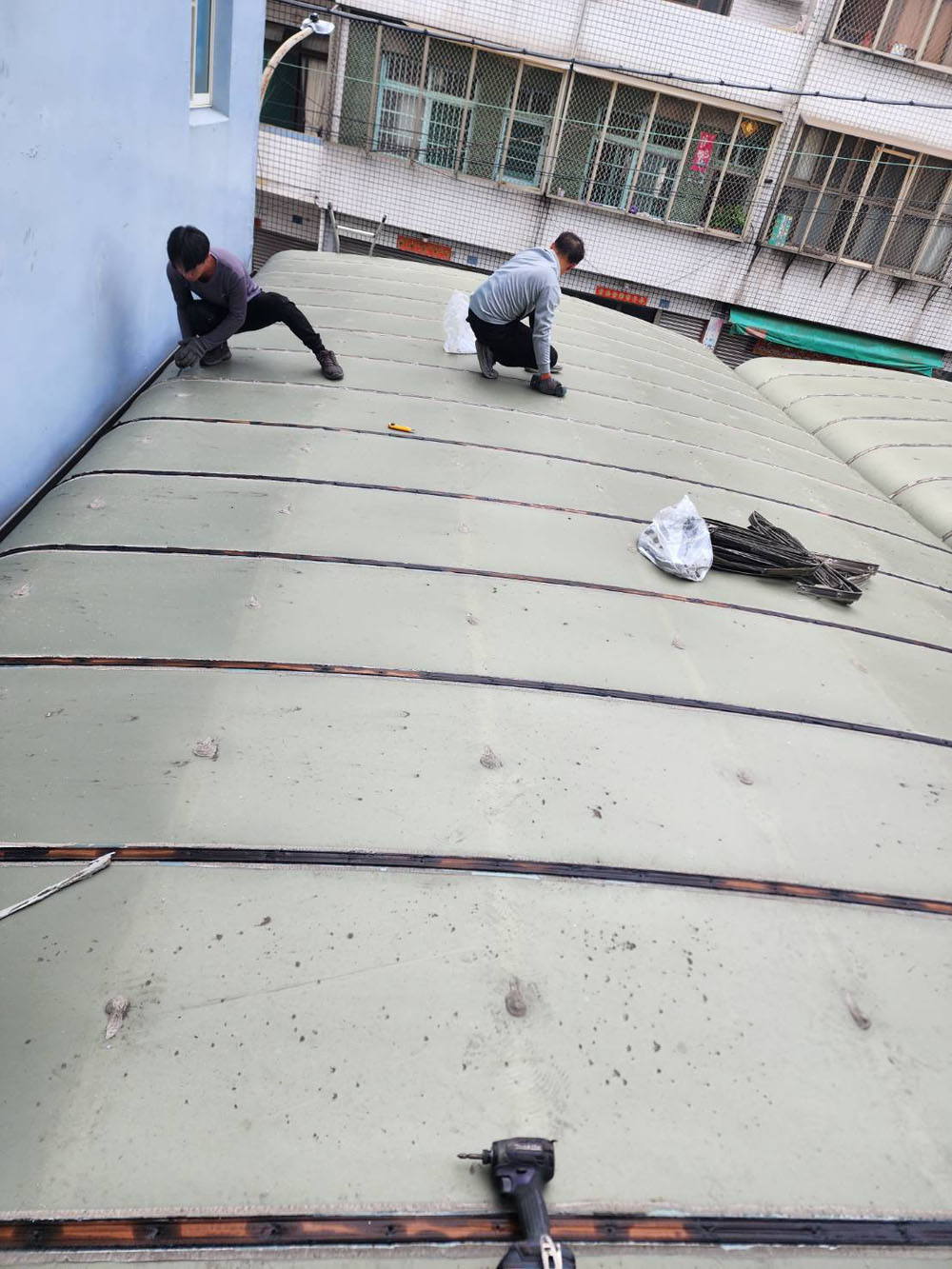 高雄金屬工程-更換霧光板+塑鋁板