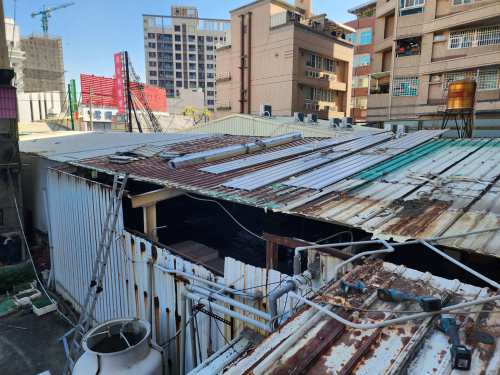 高雄金屬工程-鐵皮屋浪板更換